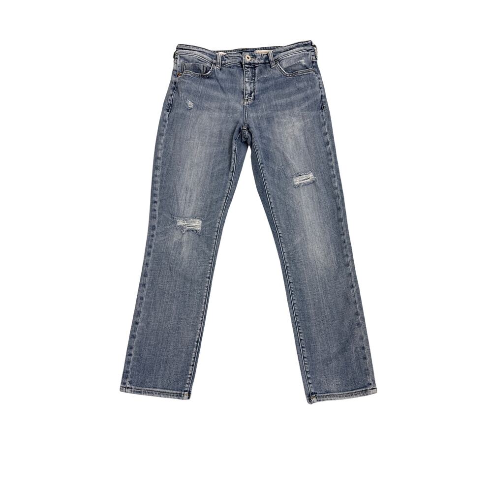 Anthropologie Pilcro Jeans Slim Boyfriend Blue Denim Jeans Size Women's 29